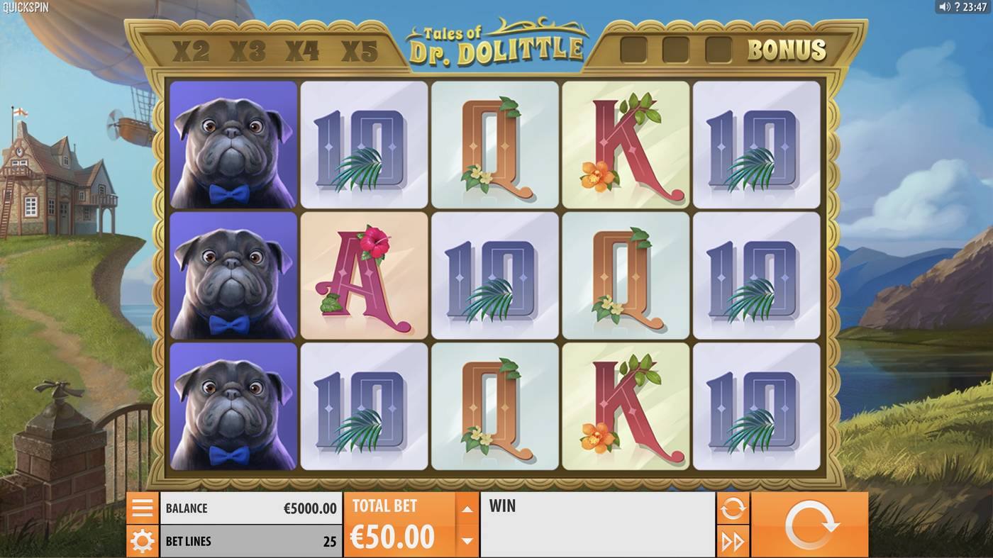 Tales of Dr. Dolittle: image of main menu
