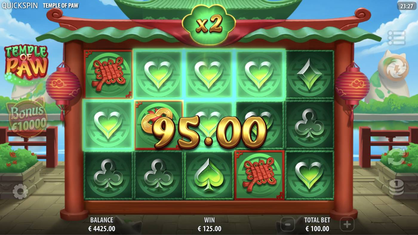 Temple of Paw: image of winning