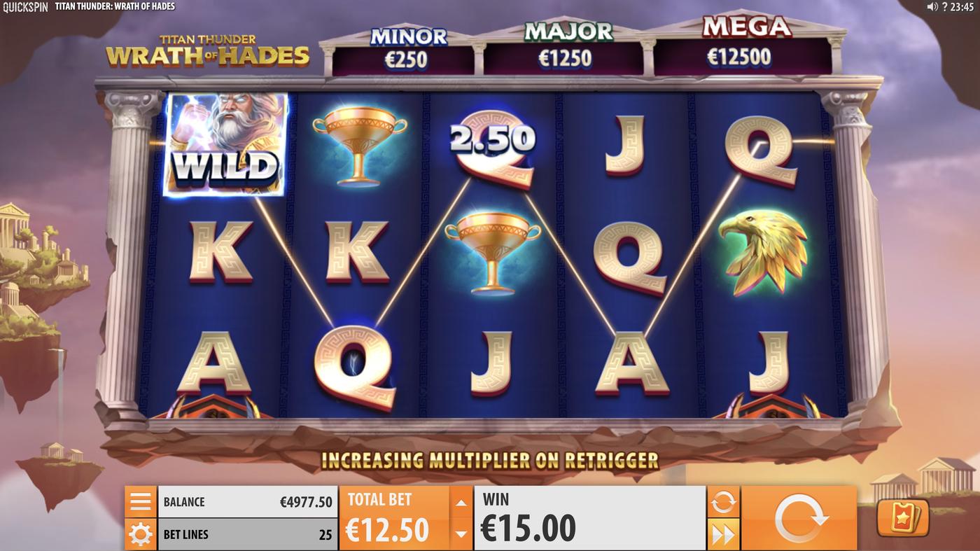Titan Thunder Wrath of Hades: image of winning