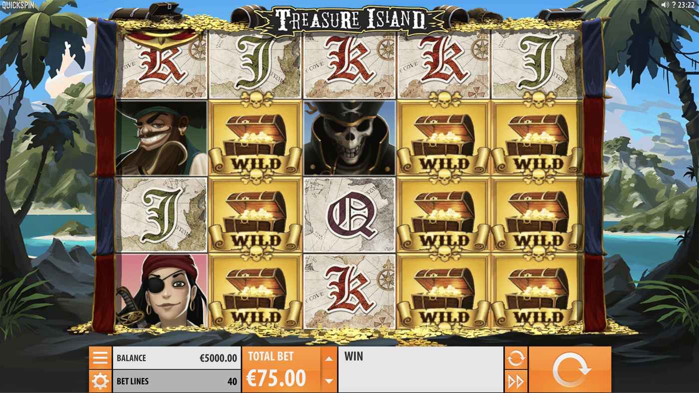 Treasure Island: image of main menu