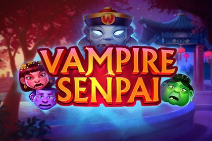 Vampire Senpai Online Slot Logo