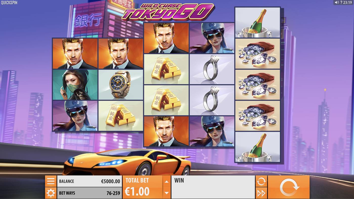 Wild Chase: Tokyo Go: image of main menu