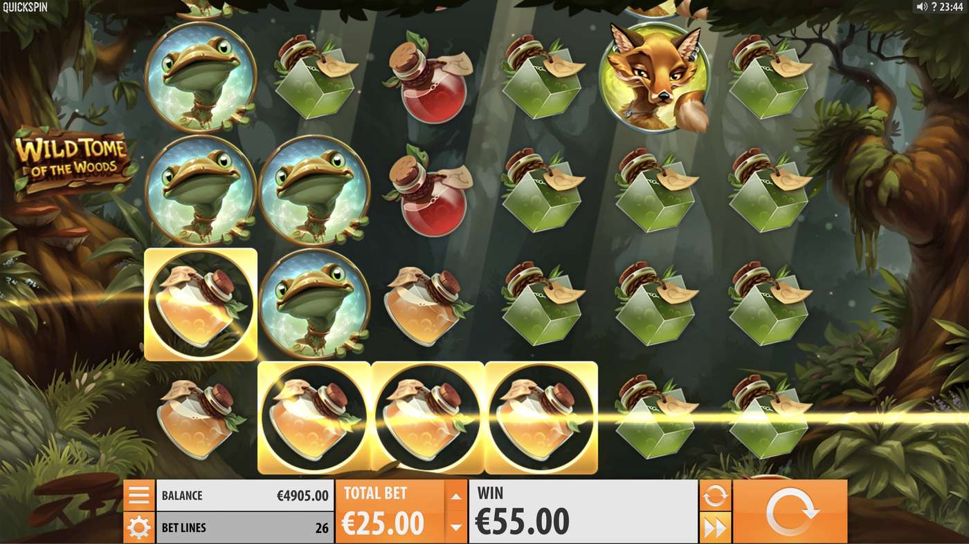 Wild Tome of The Woods: image of winning