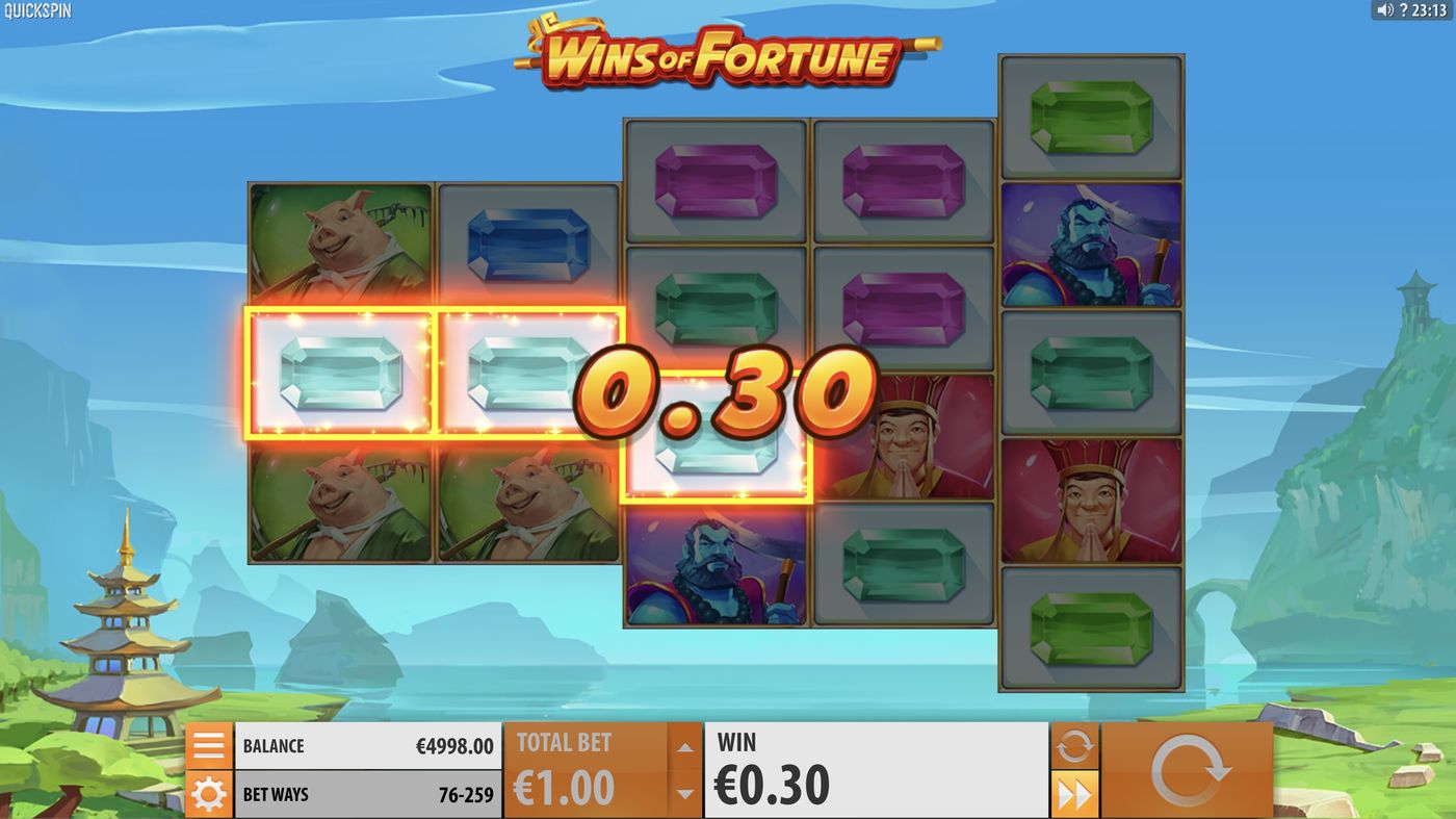 Wins of Fortune: image of winning