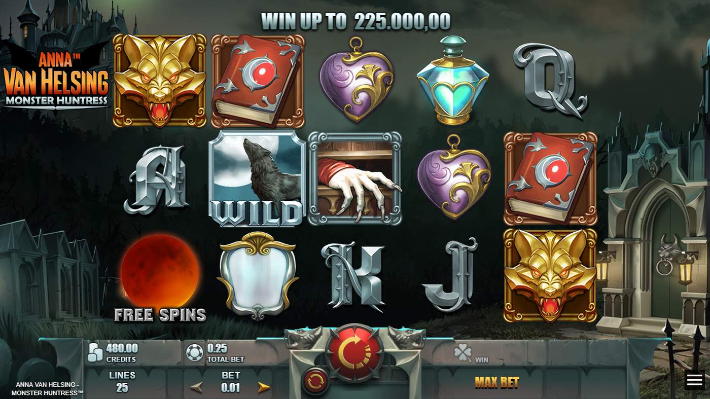Anna Van Helsing Monster Huntress: image of main menu
