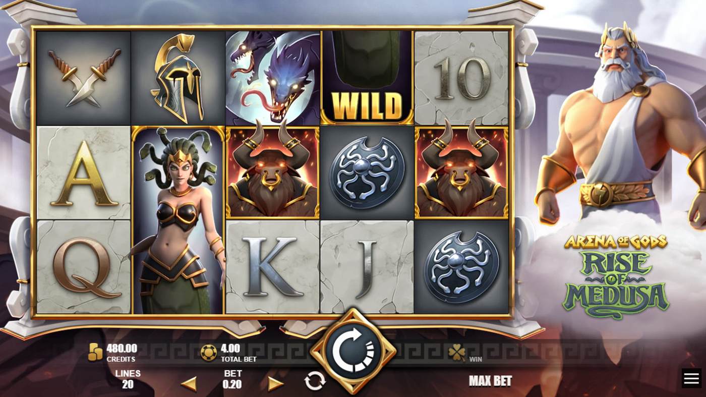 Arena of Gods - Rise of Medusa: image of main menu