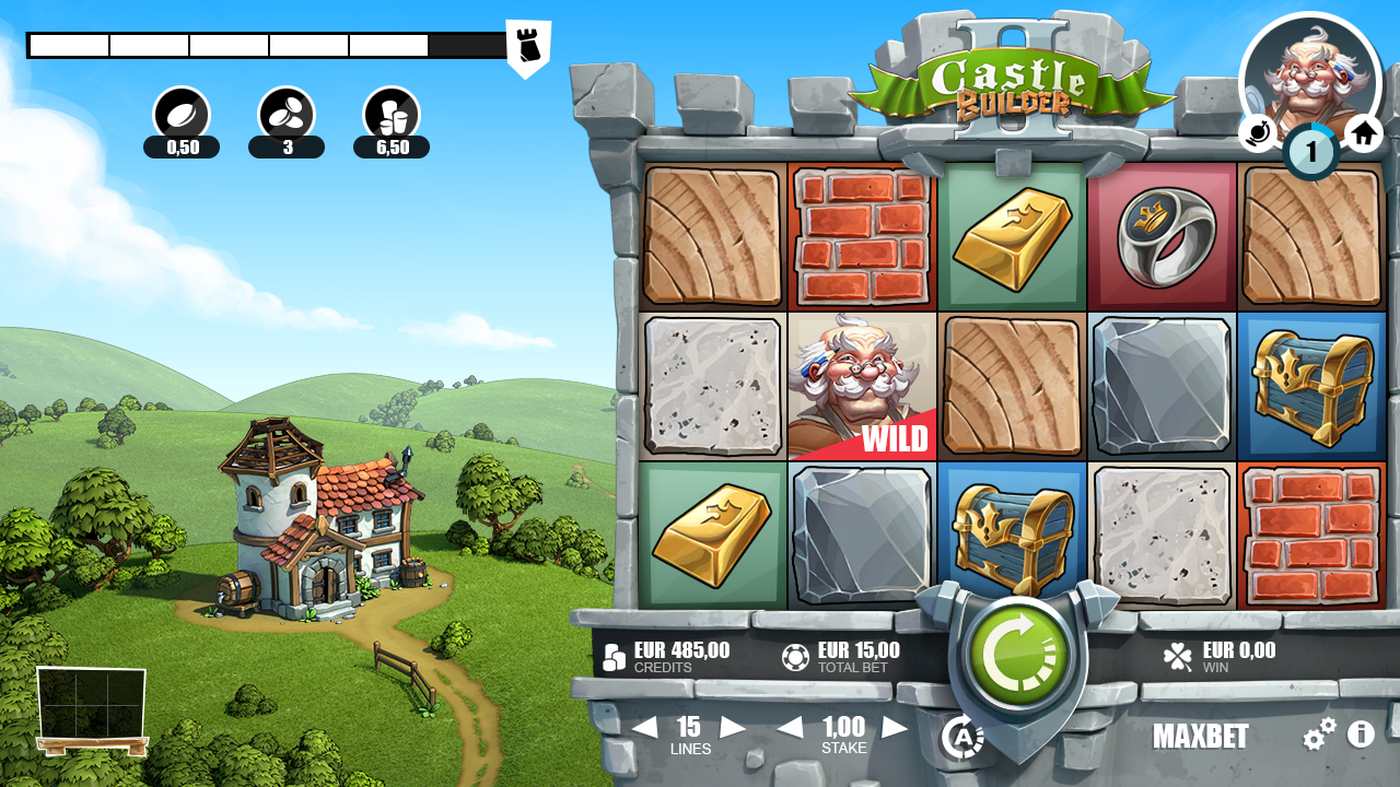 Castle Builder II: image of main menu