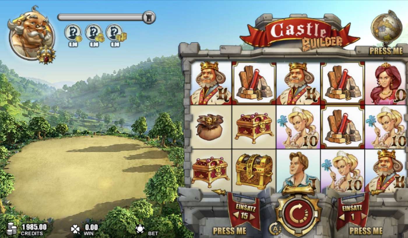 Castle Builder: image of main menu