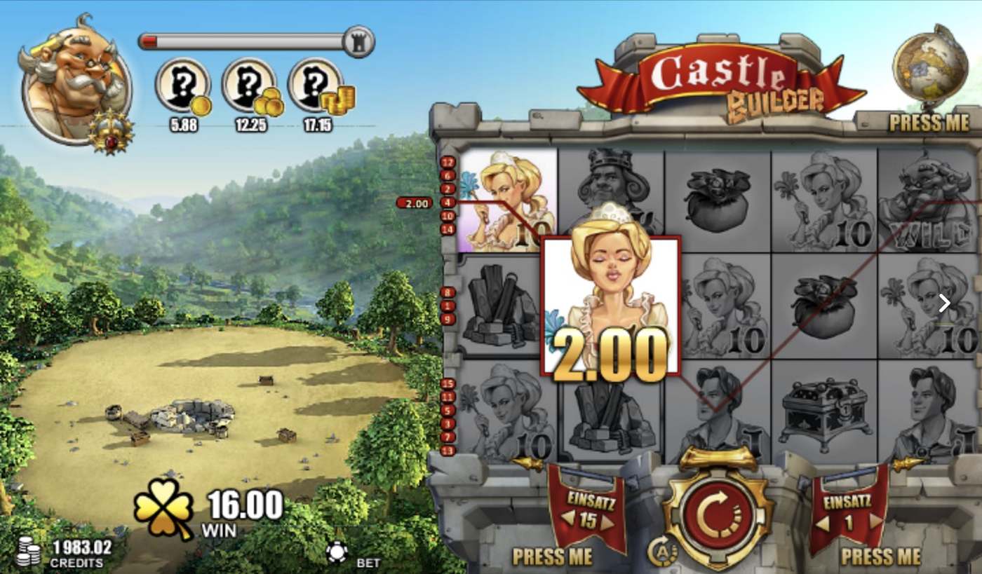 Castle Builder: image of winning
