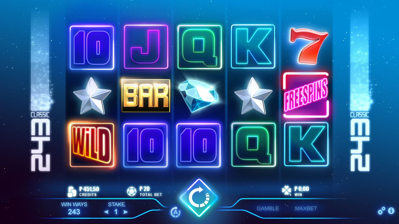 Classic 243: image of main menu