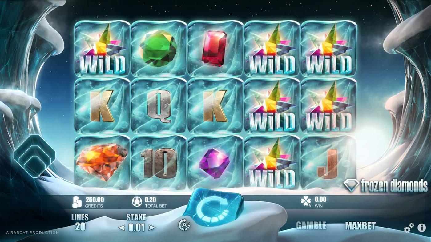 Frozen Diamonds: image of main menu