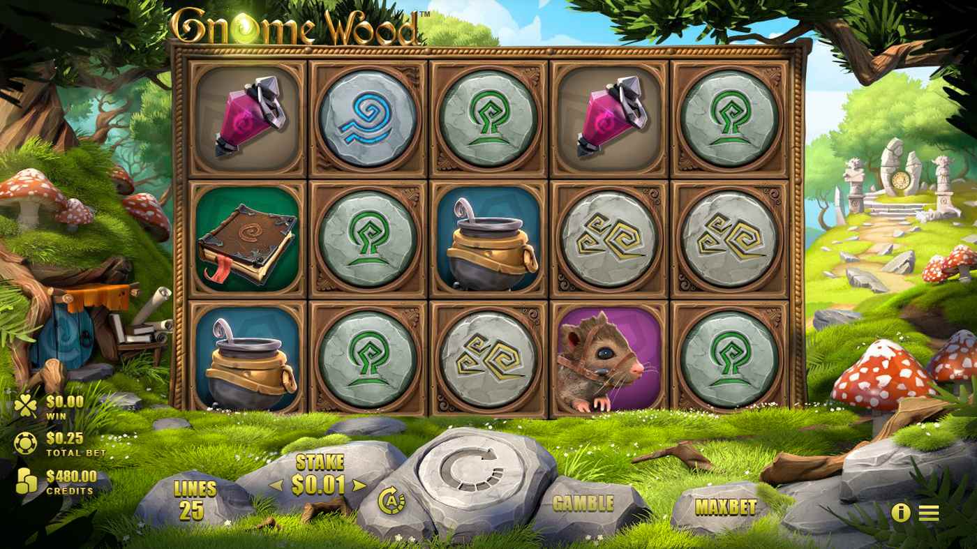 Gnome Wood: image of main menu