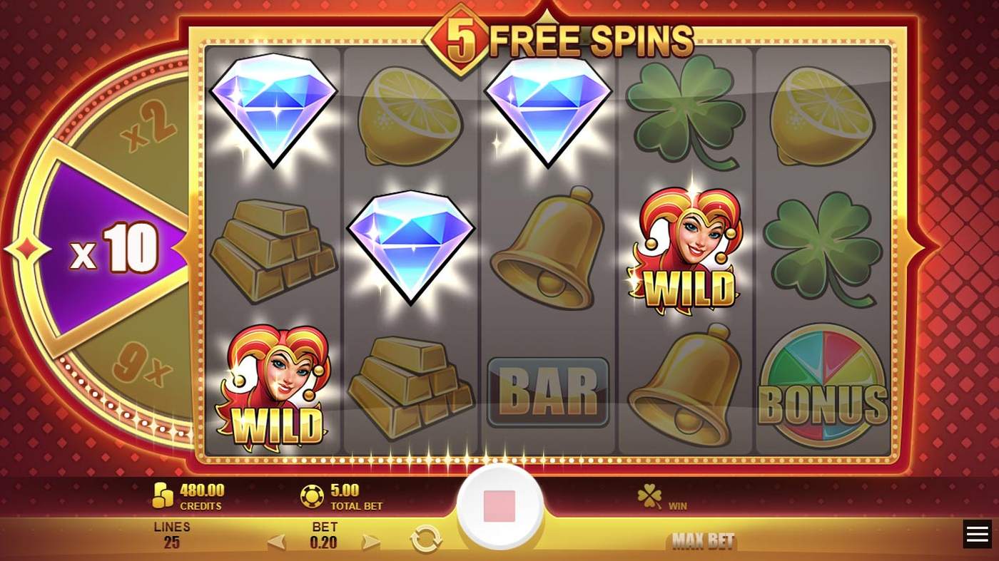Jester Wheel: image of winning