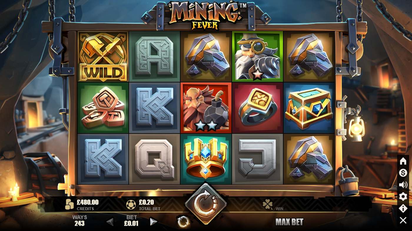 Mining Fever: image of main menu