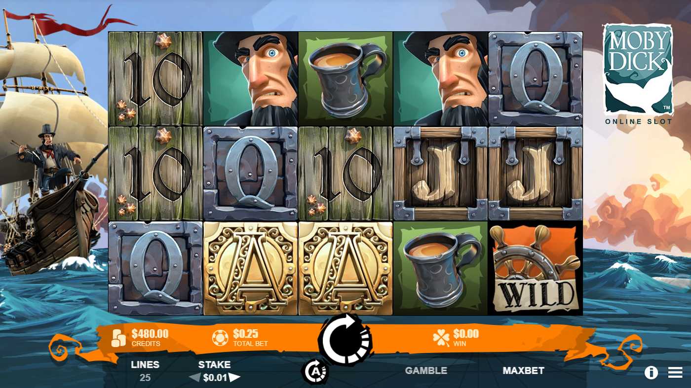 Moby Dick: image of main menu
