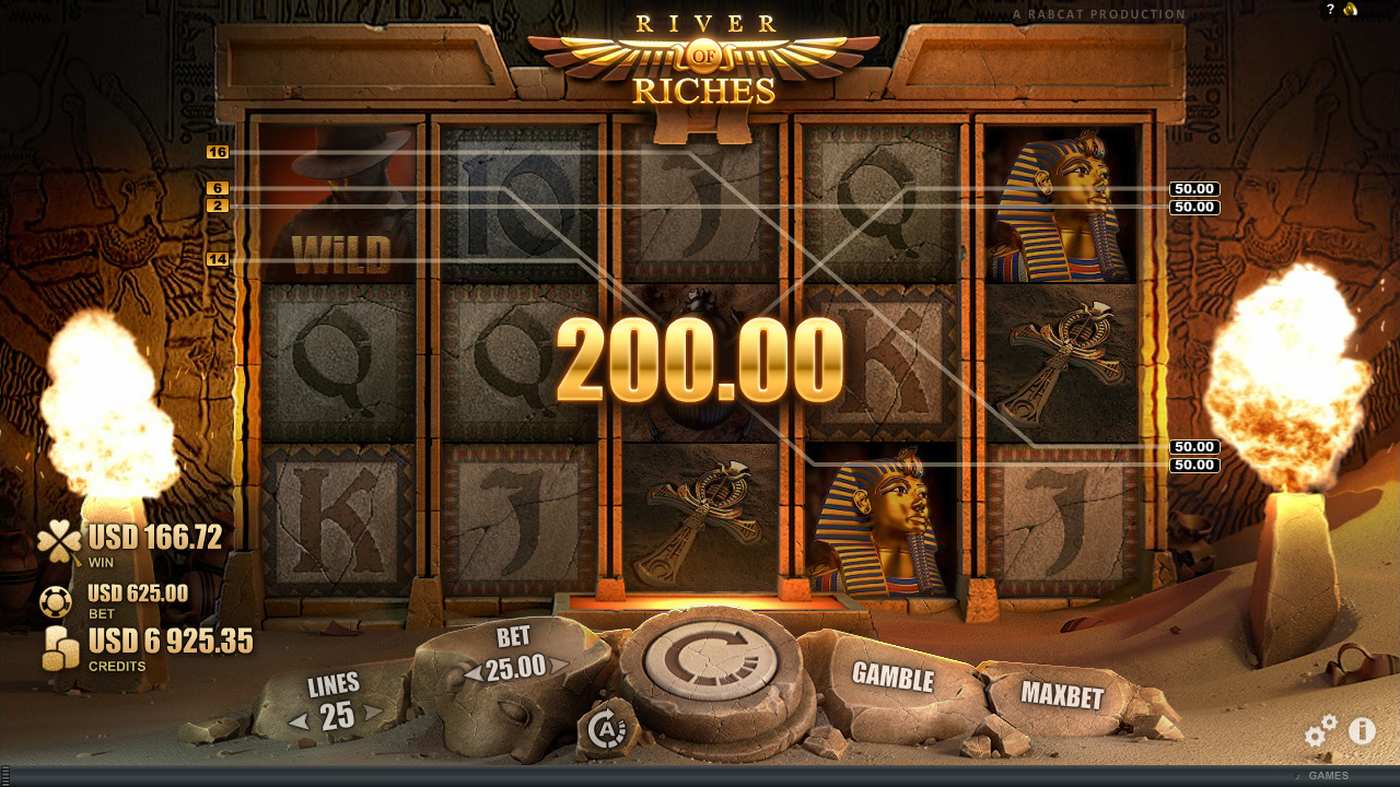 River of Riches: image of winning