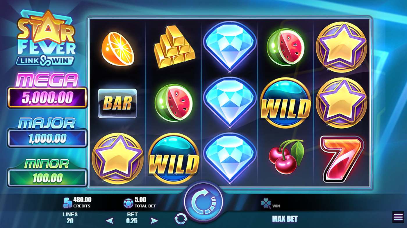 Star Fever Link&Win: image of main menu