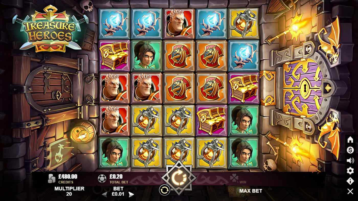 Treasure Heroes: image of main menu