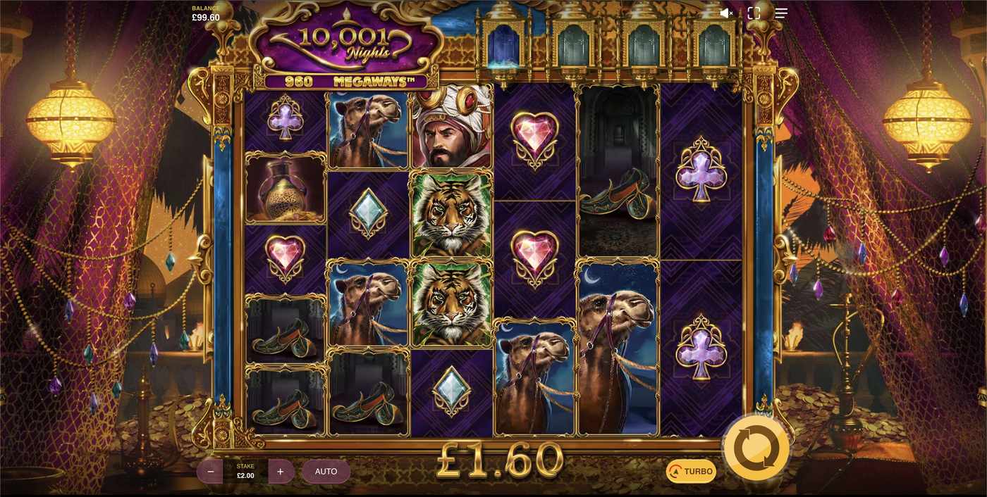 10,001 Nights Megaways: image of winning