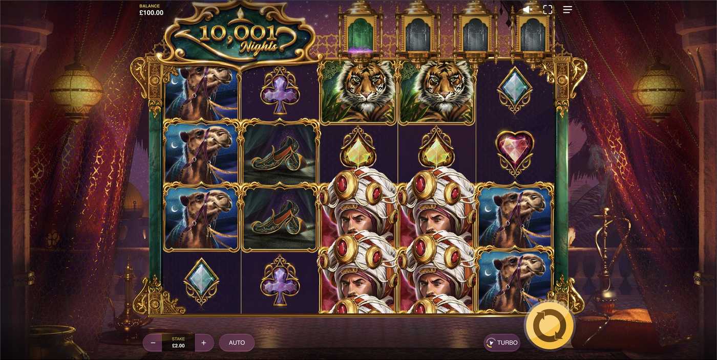 10,001 Nights: image of main menu