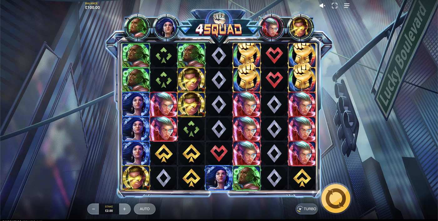 4 Squad: image of main menu