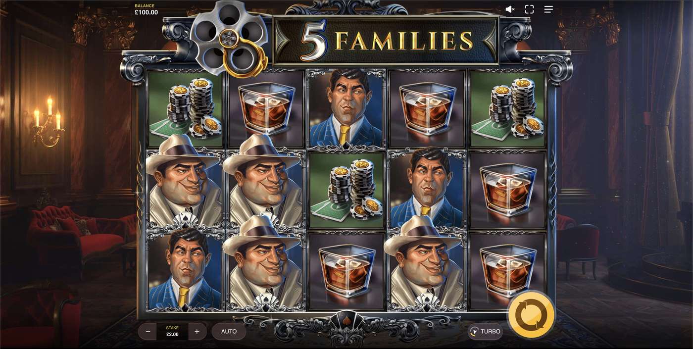 5 Families: image of main menu