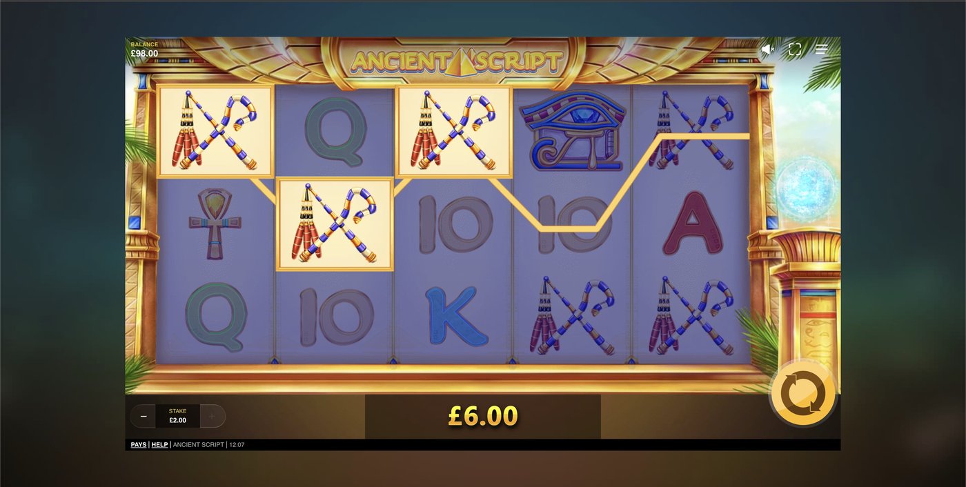 Ancient Script: image of winning