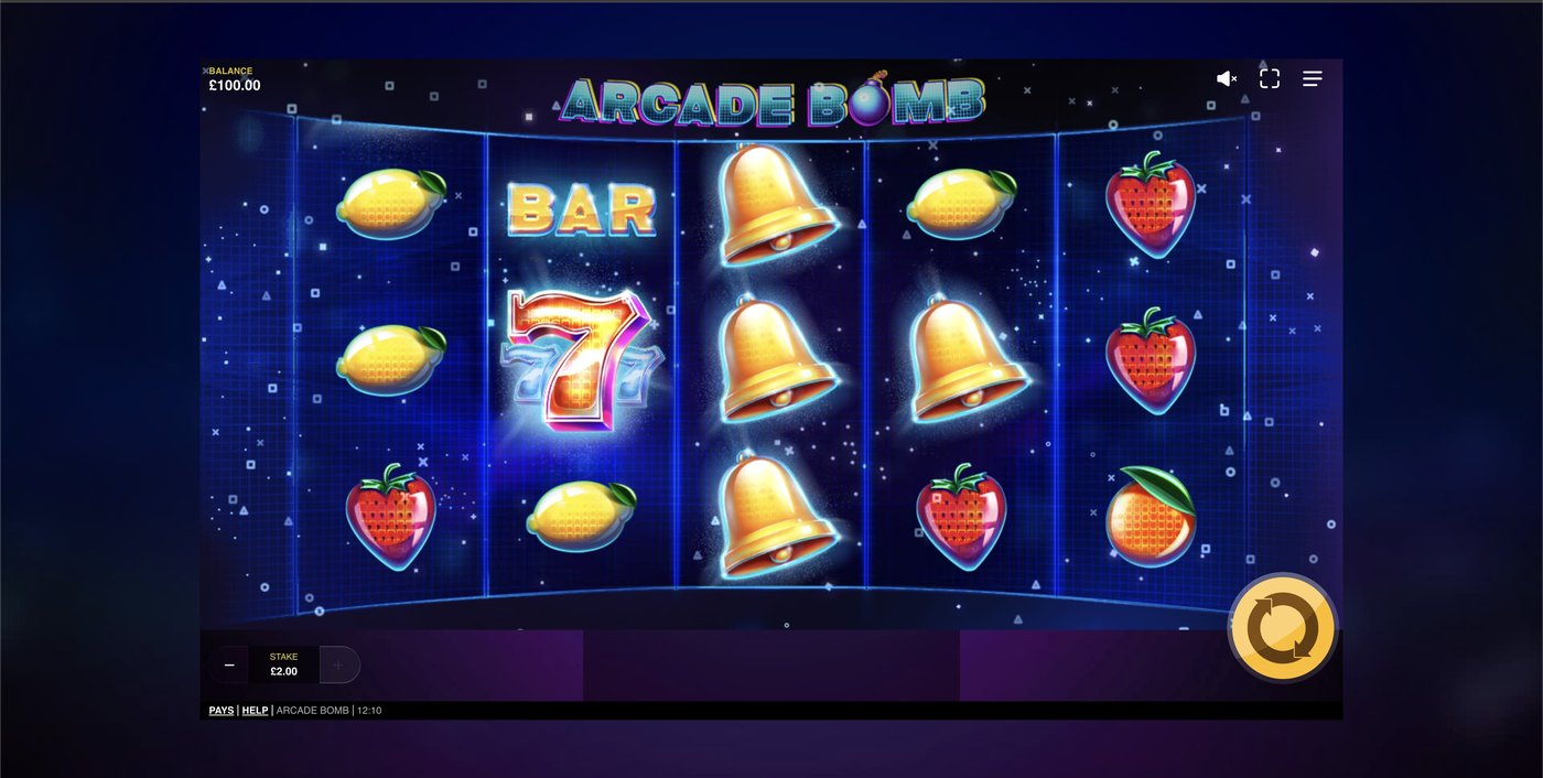 Arcade Bomb: image of main menu
