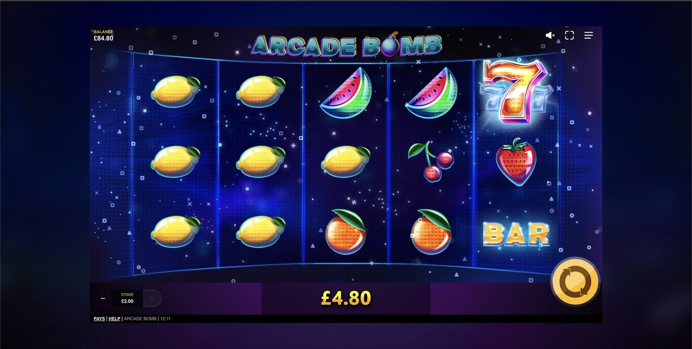 Arcade Bomb: image of winning
