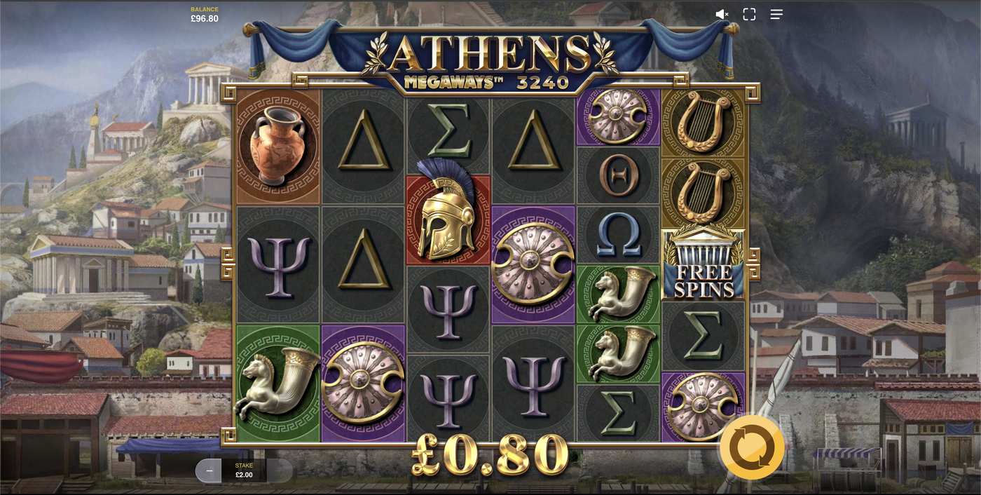 Athens Megaways: image of winning