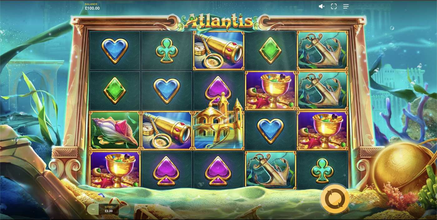 Atlantis: image of main menu