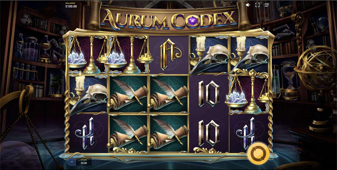 Aurum Codex: image of main menu