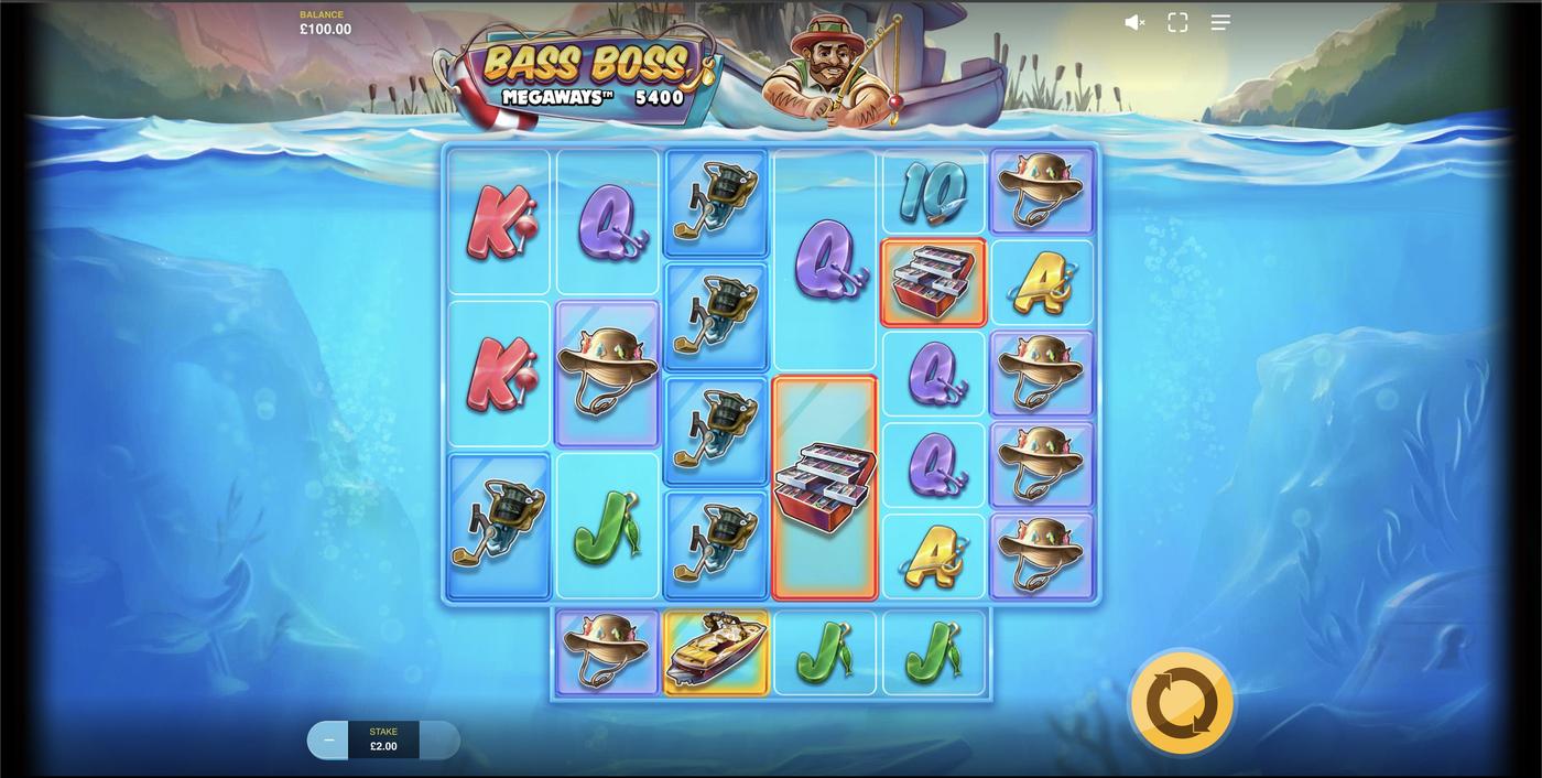 Bass Boss Megaways: image of main menu