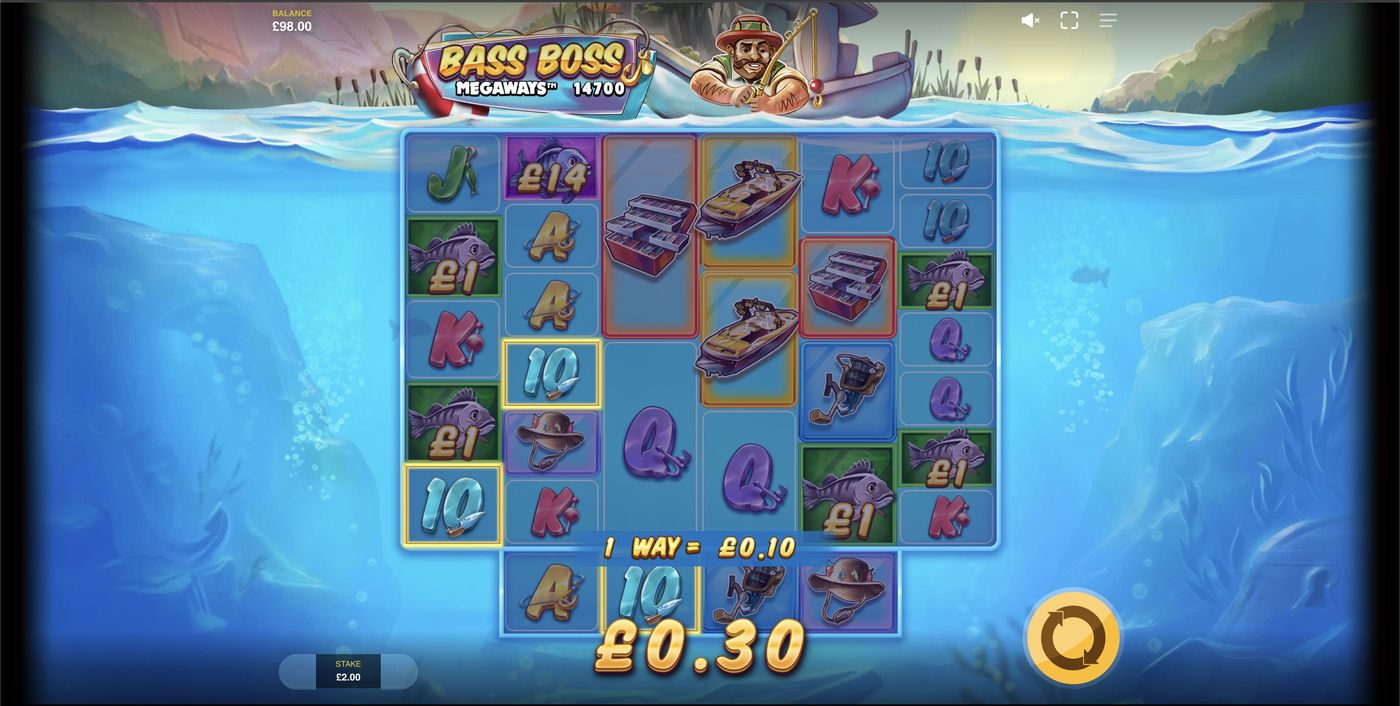 Bass Boss Megaways: image of winning