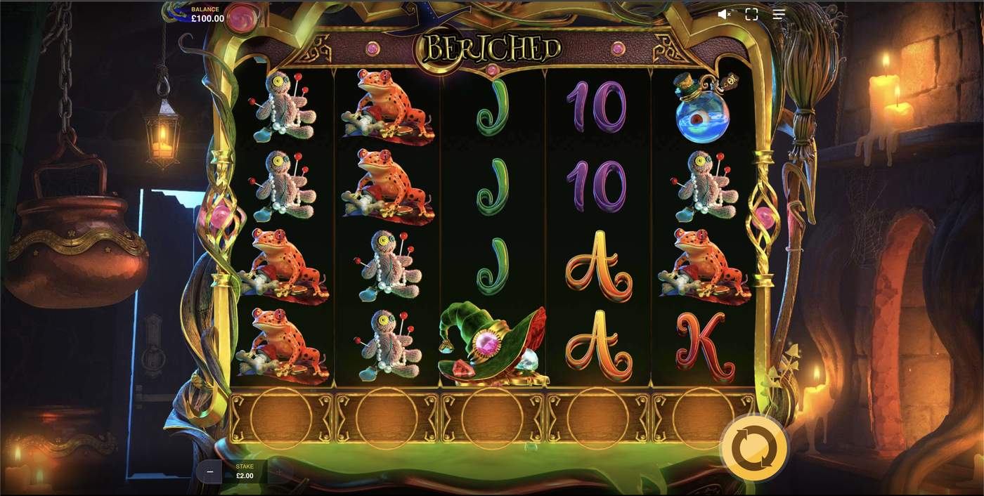 Beriched: image of main menu