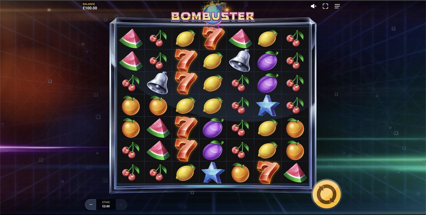 Bombuster: image of main menu