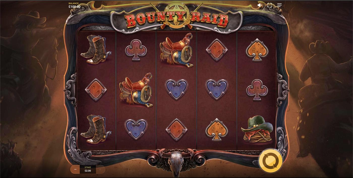 Bounty Raid: image of main menu