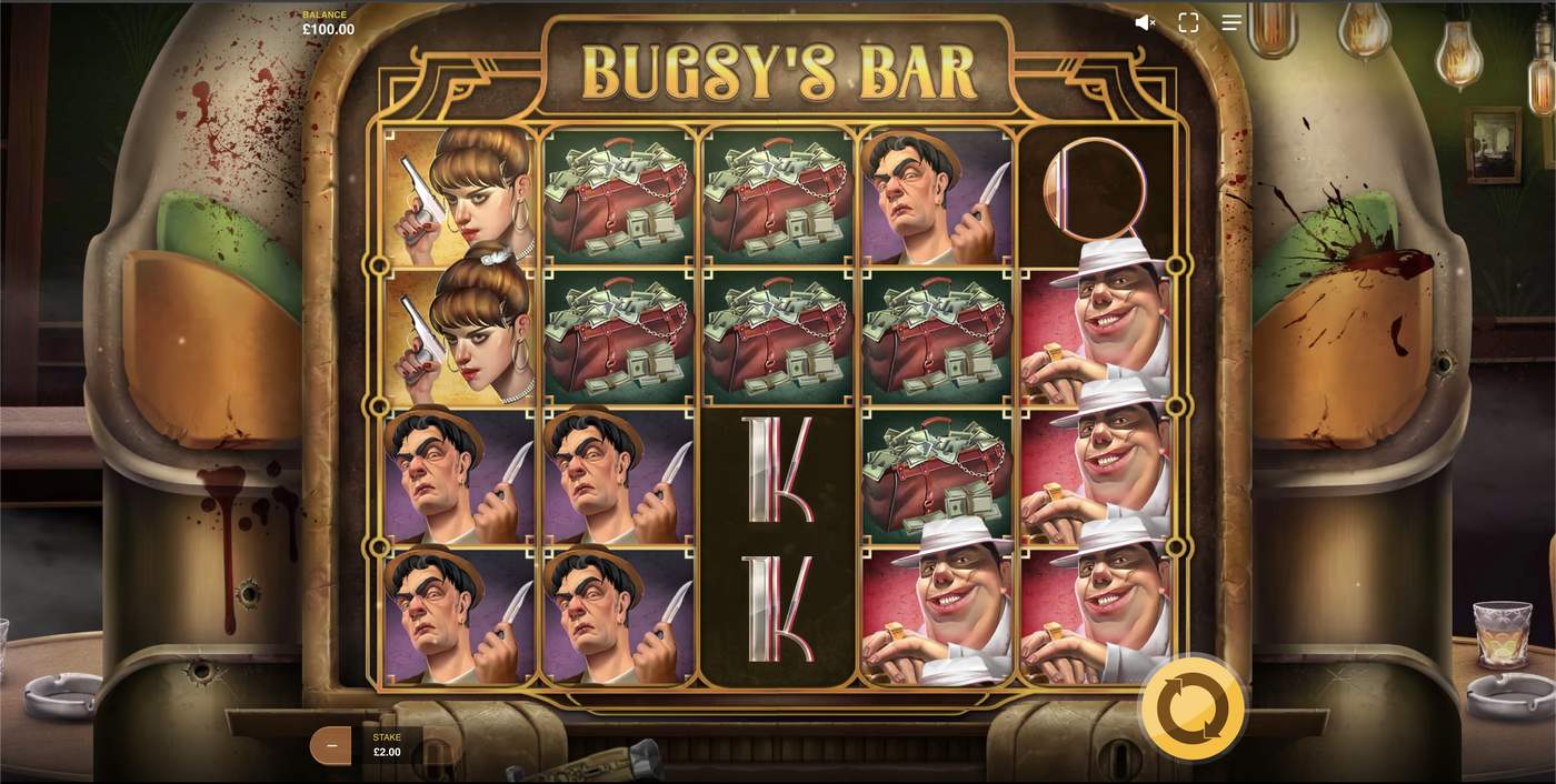 Bugsy's Bar: image of main menu
