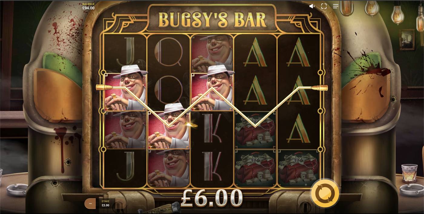 Bugsy's Bar: image of winning
