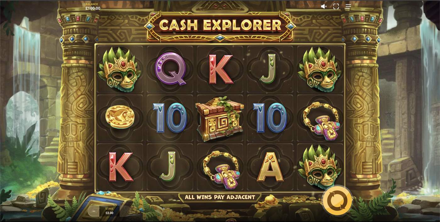 Cash Explorer: image of main menu