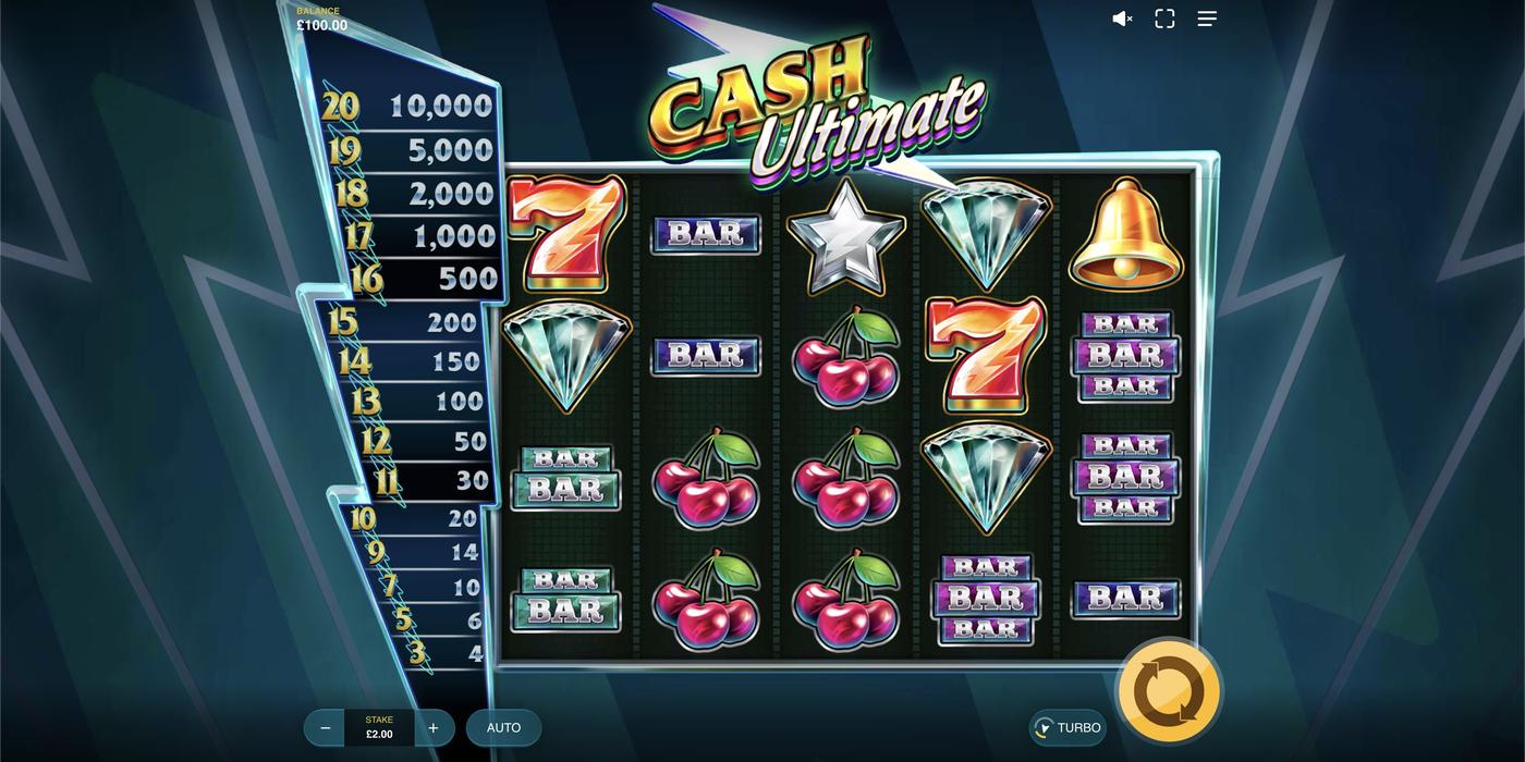 Cash Ultimate: image of main menu