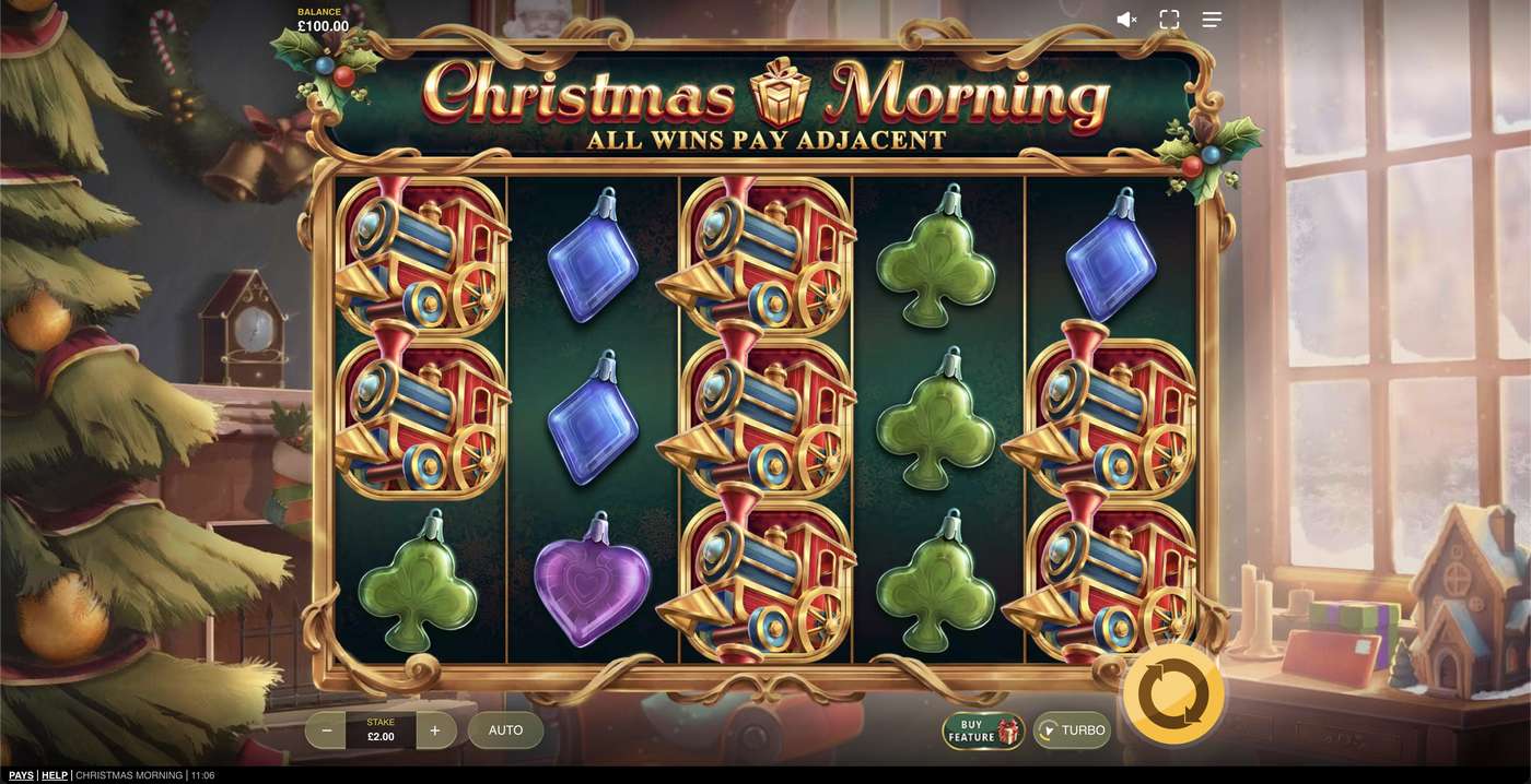 Christmas Morning: image of main menu