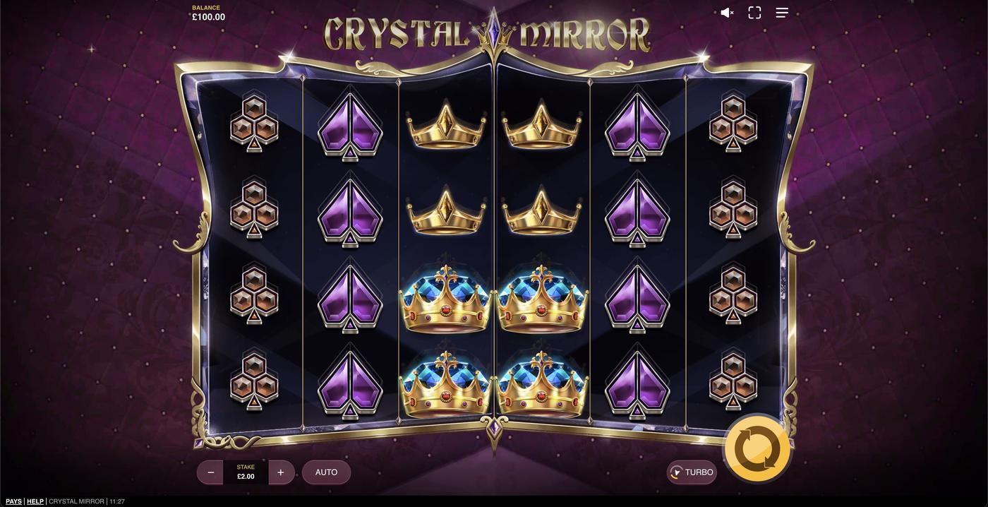 Crystal Mirror: image of main menu