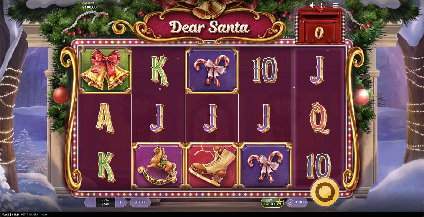 Dear Santa: image of main menu