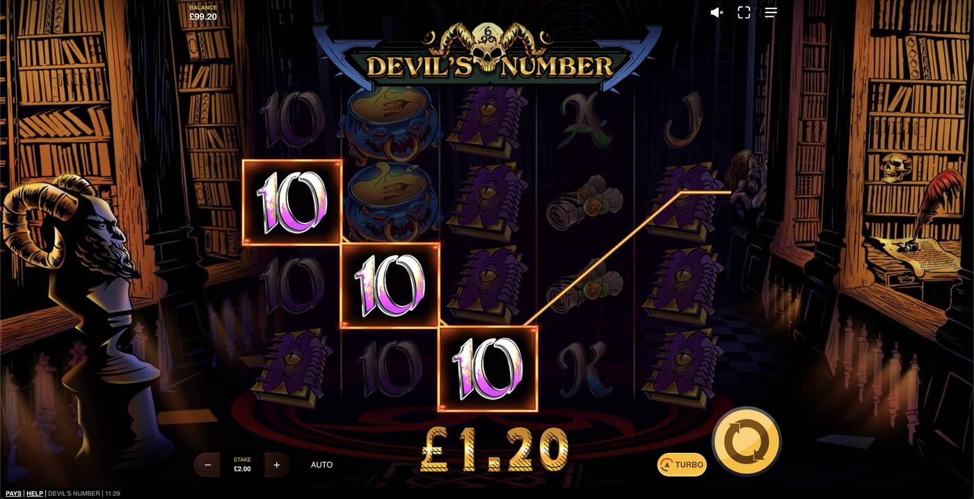 Devil's Number: image of winning