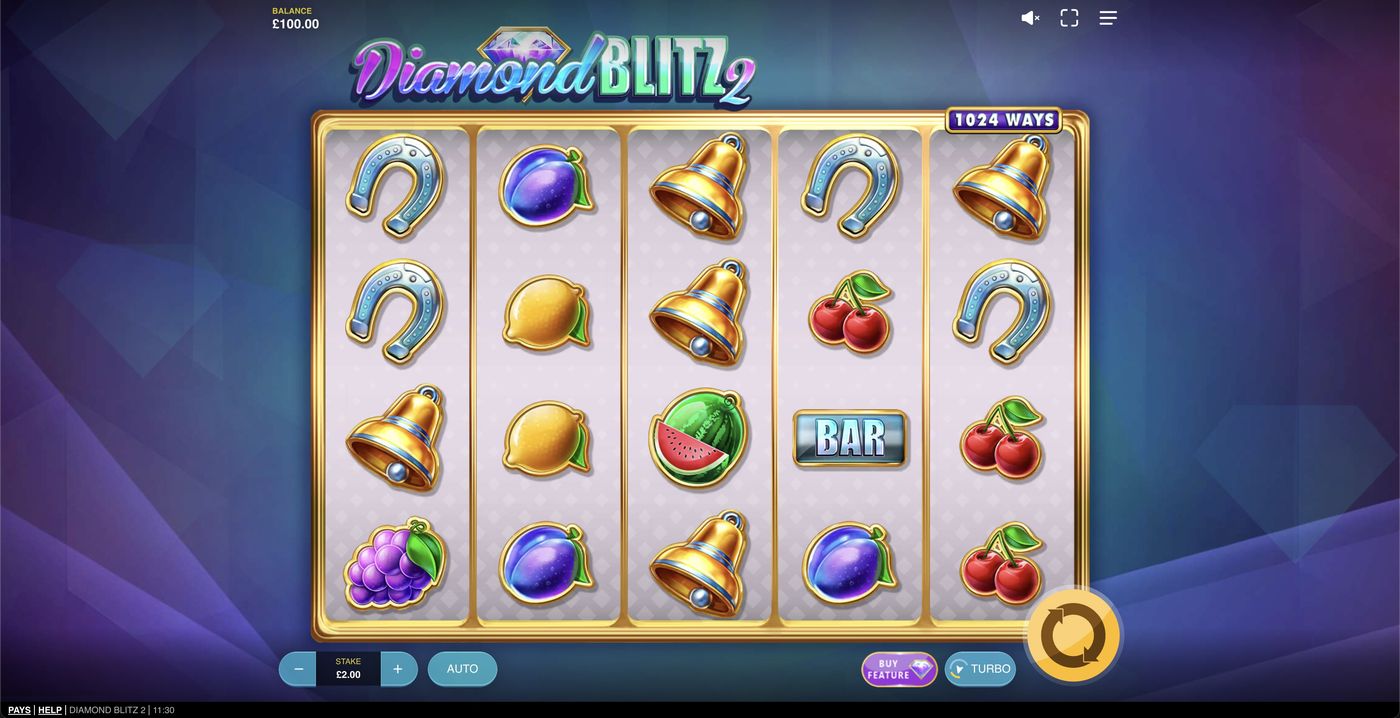 Diamond Blitz 2: image of main menu