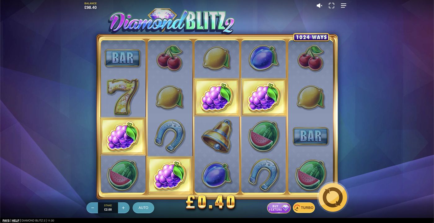 Diamond Blitz 2: image of winning