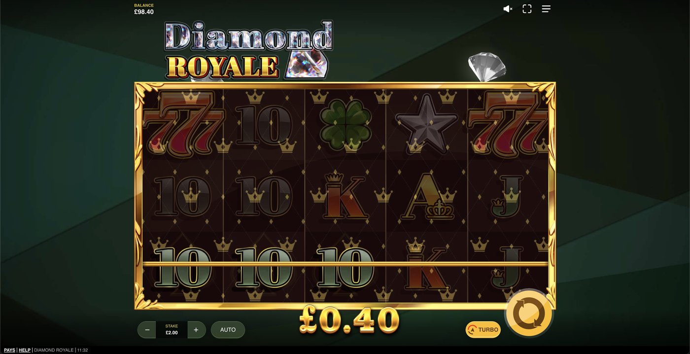 Diamond Royale: image of winning