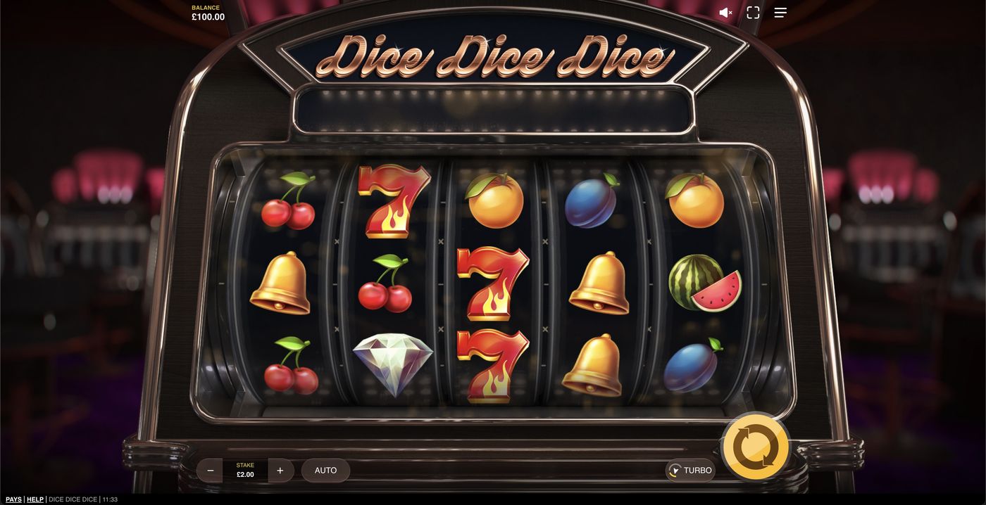 Dice Dice Dice: image of main menu