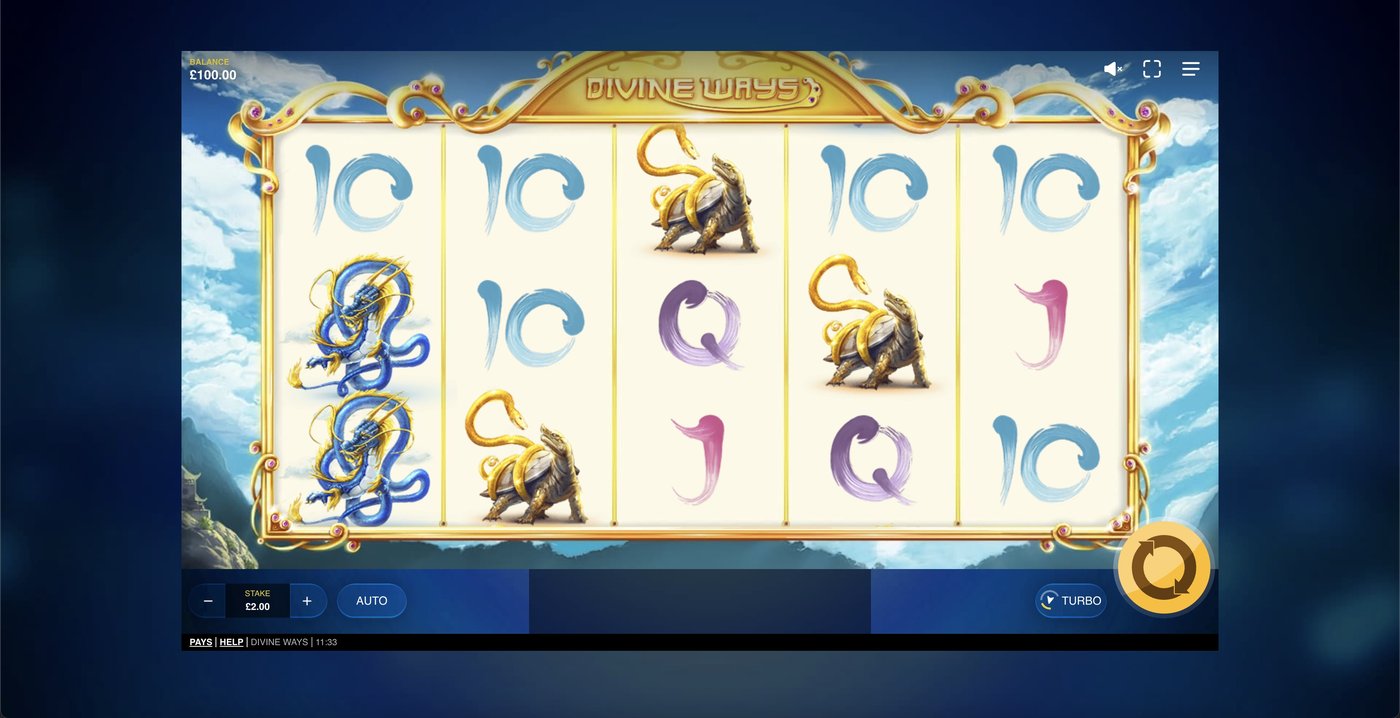 Divine Ways: image of main menu